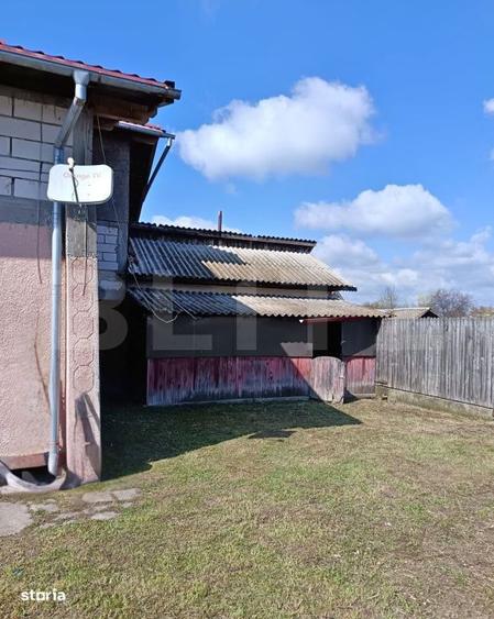 Casa (la rosu) + teren 2522 mp ideala pentru personalizare - Cost - 9
