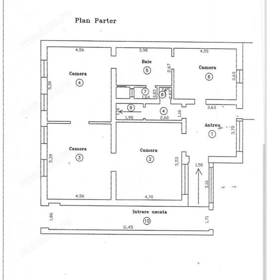 De vanzare casa nemteasca, demisol+parter, zona Balcescu - 4