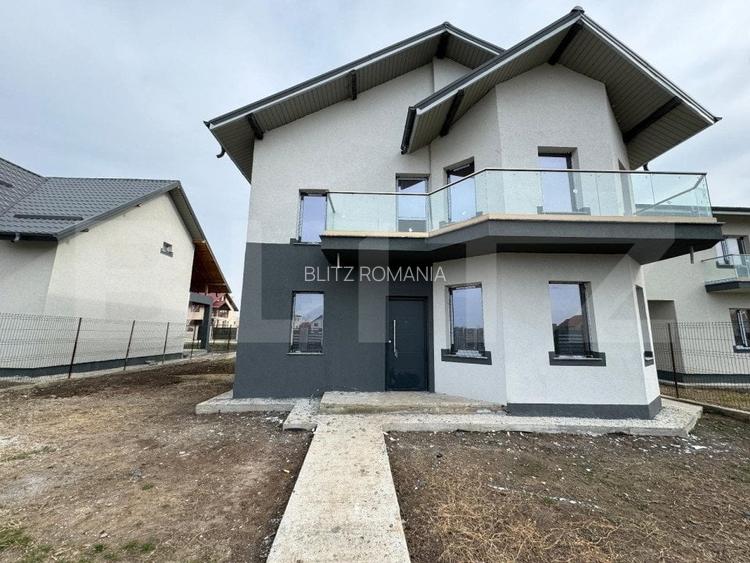Casa semi-finisata P + M, 131 mp utili, teren 339 mp, Pielesti, zona Magnolia