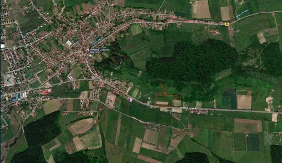 Teren de vanzare Livezeni cu deschidere 110 m la drum principal - 1
