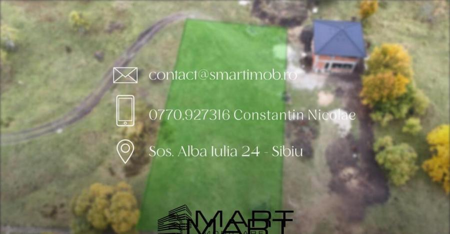 Teren intravilan 1250mp cu PUZ in Cisnadioara - 2