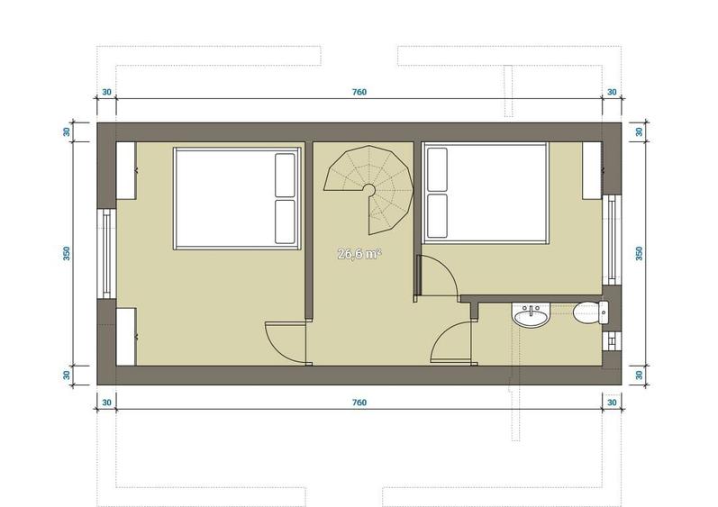Casa ieftina de calitate din lemn rotund calibrat - 8