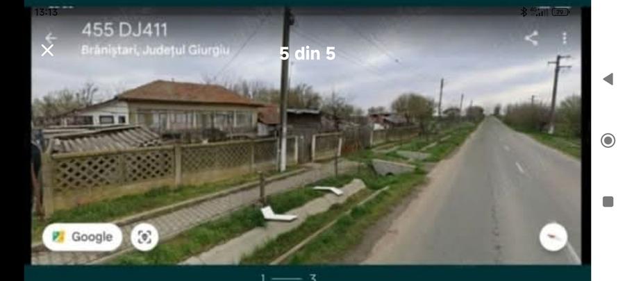 Ilfov, Calugareni, (Branistari), Casa de vanzare 1500 mp, cadastru - 1