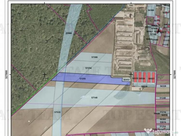 Teren pentru complex hale/logistica cu facilitati si acces - 1
