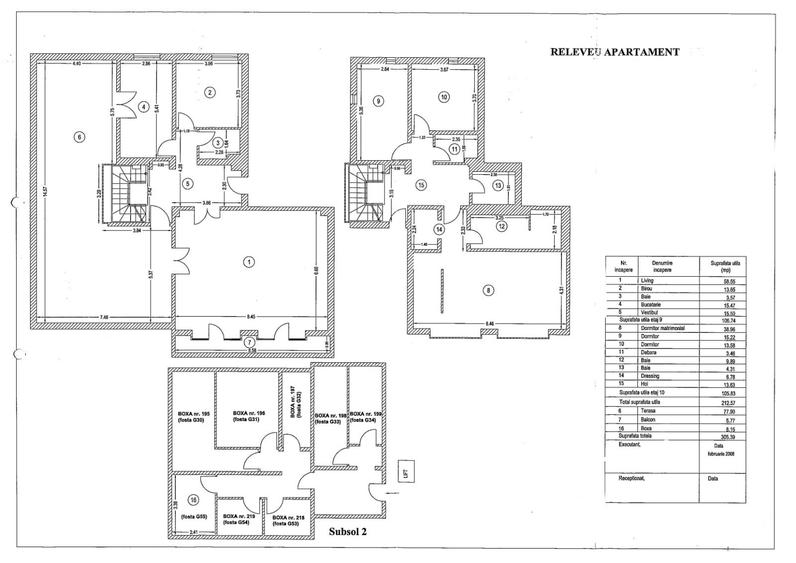 Penthouse Duplex - Floreasca - 305 MP - 2 Parcari - Complex Emerald - NOU - 14