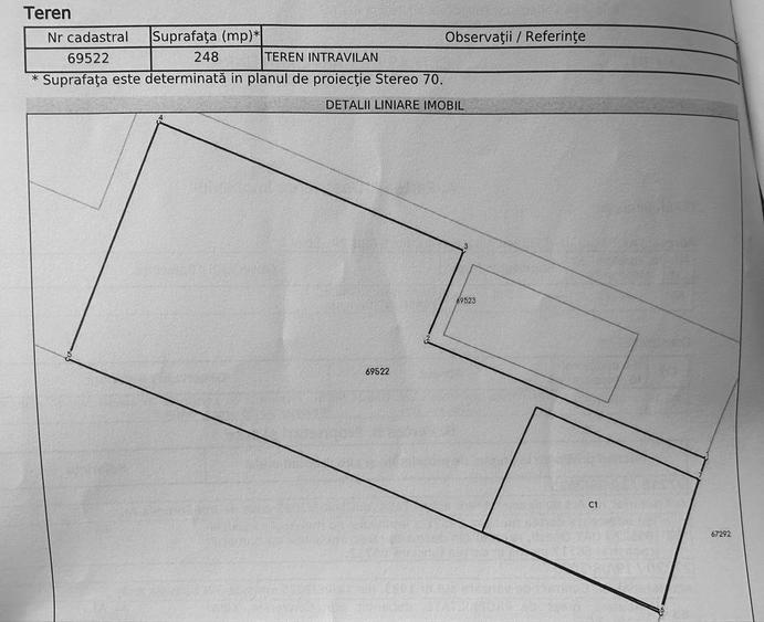 Teren intravilan + Constructie in Onesti str. Garii 250 mp - 3