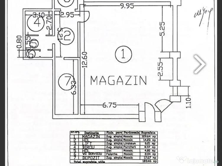 Piata Delfinului sp com, suprafata totala: 360 mp. Inalti... - 3