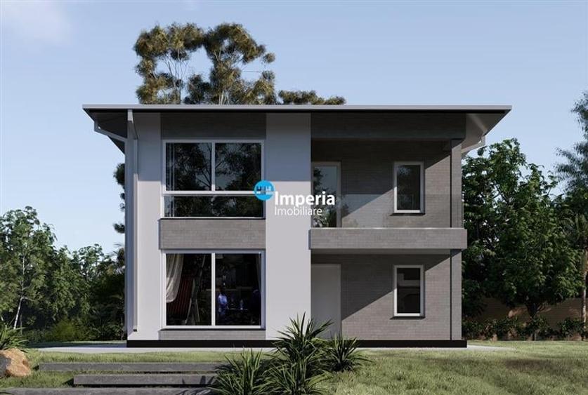 Vila moderna în Ciurbesti  4 Camere, 400 mp Teren, Com Miroslava - 1