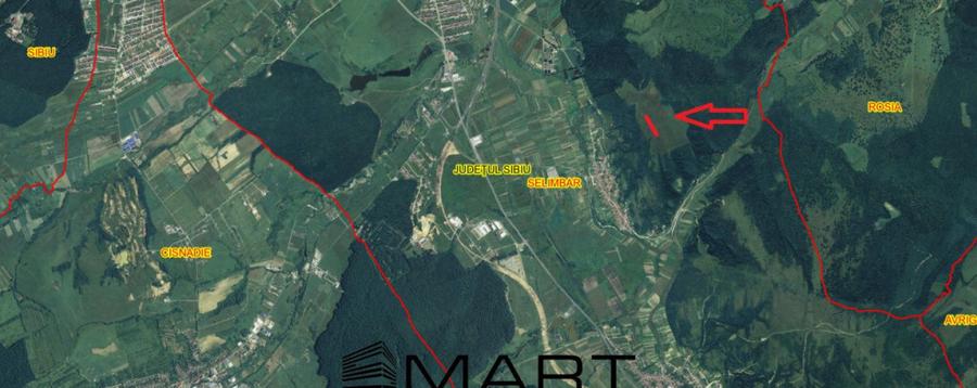 Teren extravilan 1300 mp, zona Selimbar (Mohu) - 3