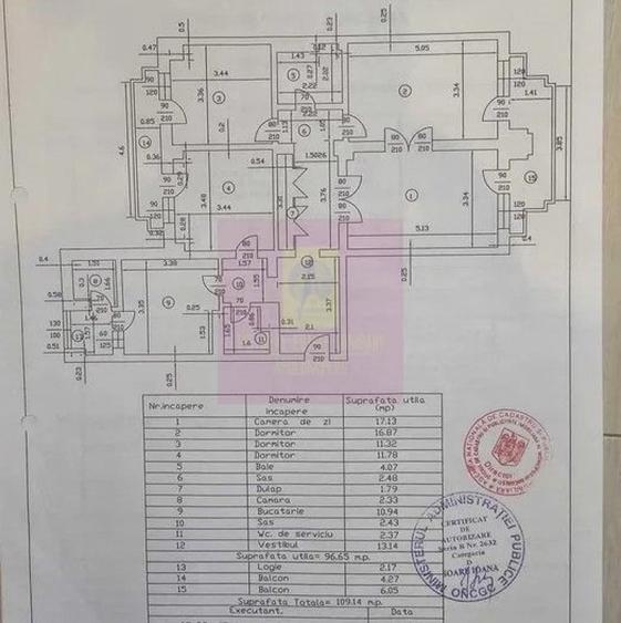 Apartament cu 4 camere decomandat în Decebal