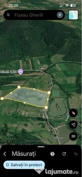 Teren 2,53 ha cu 4.458 mp intravilan - 3