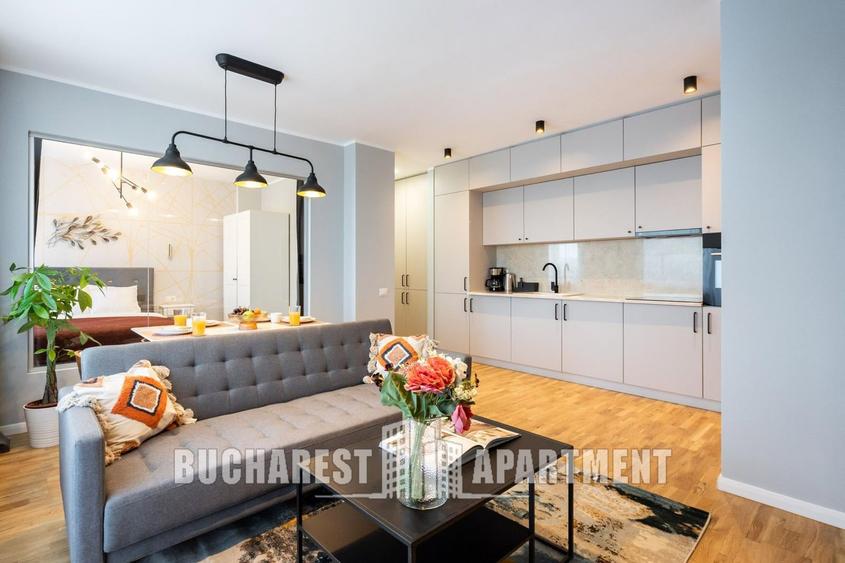 Apartament cu 2 camere semidecomandat, mobilat în P-ța Romană