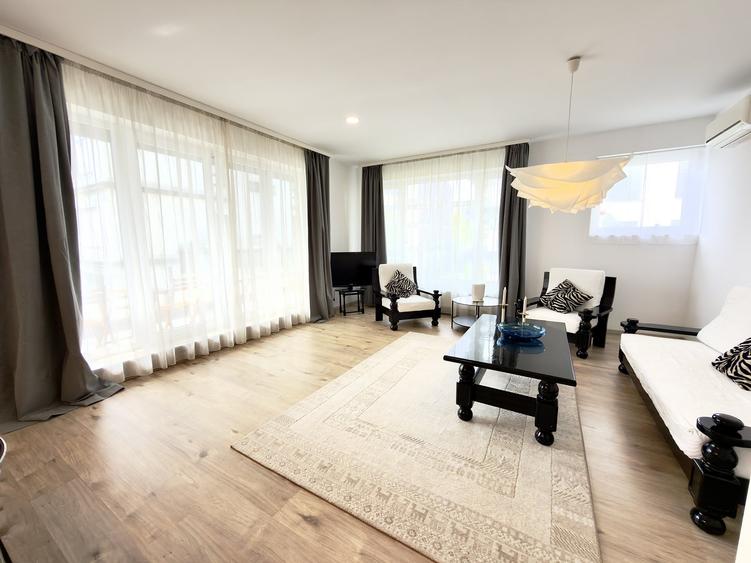 Apartament cu 3 camere decomandat, mobilat în Barbu Văcărescu