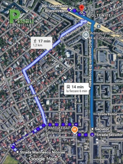 Teren Brancoveanu, str. Marinescu Nicolae, 250 mp, deschidere 10 ml - 4