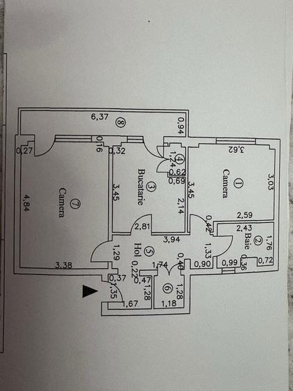 Ap 2 camere decomandat zona Vidin, in apropierea Scolii nr.20, Braila - 1