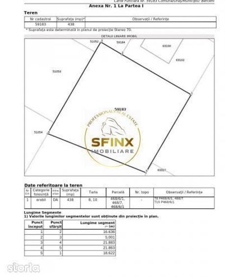 Comision 0%/ 438 mp teren casa intravilan/ central Comuna Berceni/ gaz - 2