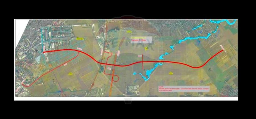 Teren 11906 mp extravilan, rezidential, industrial - in Berceni - 6