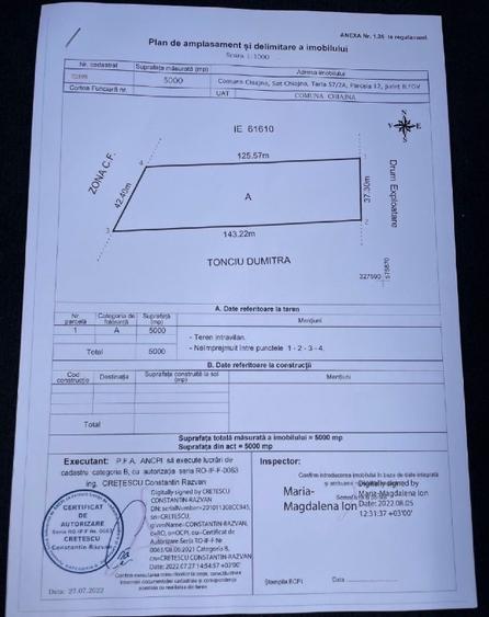 Teren 5000mp chiajna industriilor schimb cu hale sau apatamente - 3