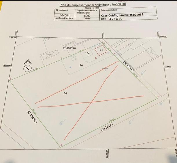 Teren intravilan 5500 mp Ovidiu - dubla deschidere - utilitati - 6