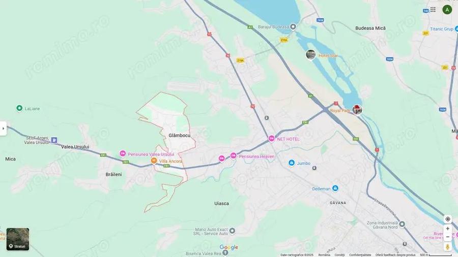 Proprietar, vand 1.466 mp teren intravilan Glambocu- Bascov Arges - 4