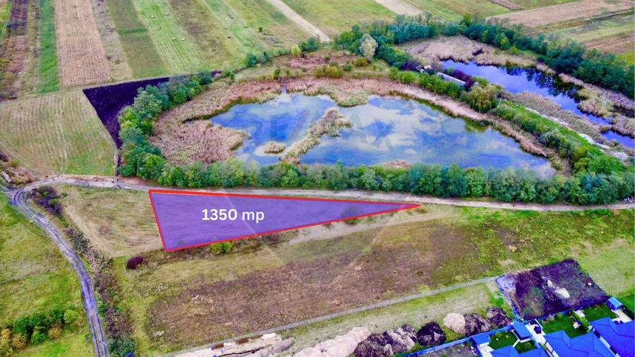 Teren intravilan 1350 mp – Jucu de Mijloc, lângă lac – ideal duplex - 3
