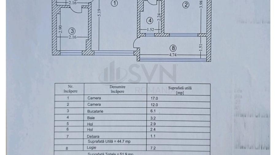 REA1027875 Apartament 2 camere I RENOVAT MOBILAT I METROU - 10