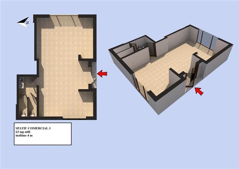 Proprietar, spatii comerciale, de la 64 mp la 140 mp, Prel Ghencea, str. Ghindar - 7