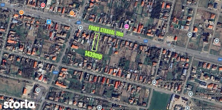 Parcela de vanzare - Strada Principala, Mo?ni?a Noua - 1