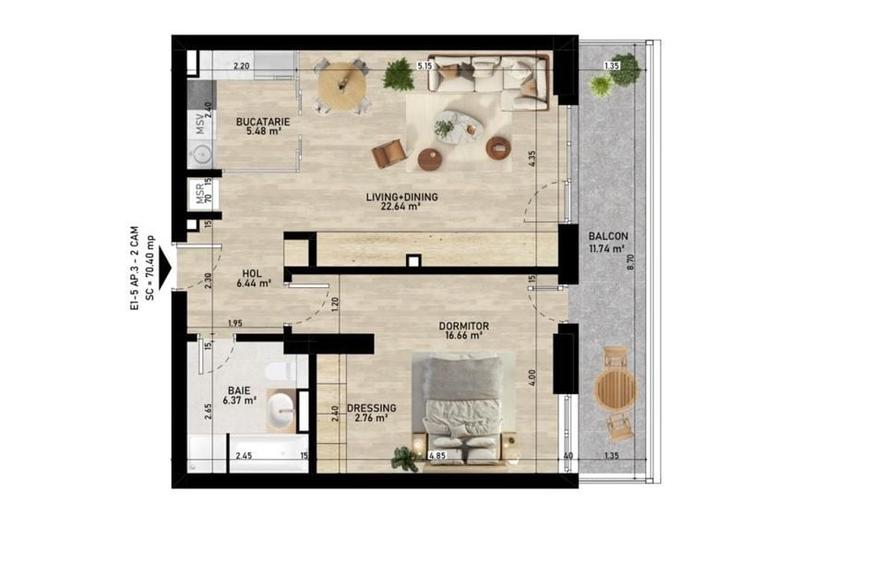 Apartament  2 camere, lux in zona exclusivista Pipera! - 7