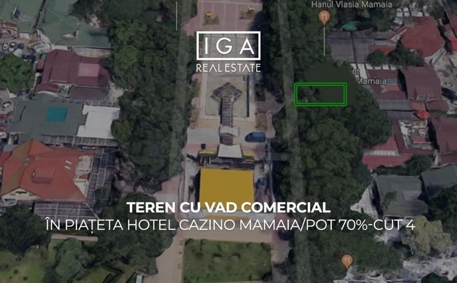 Teren cu vad comercial in Piateta Hotel Cazino Mamaia / POT 70% - CUT 4 - 1