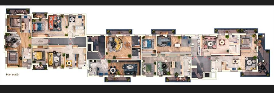 Ansamblu Rezidential cu Ap de 1, 2 si 3 camere, Dorobantilor - 4