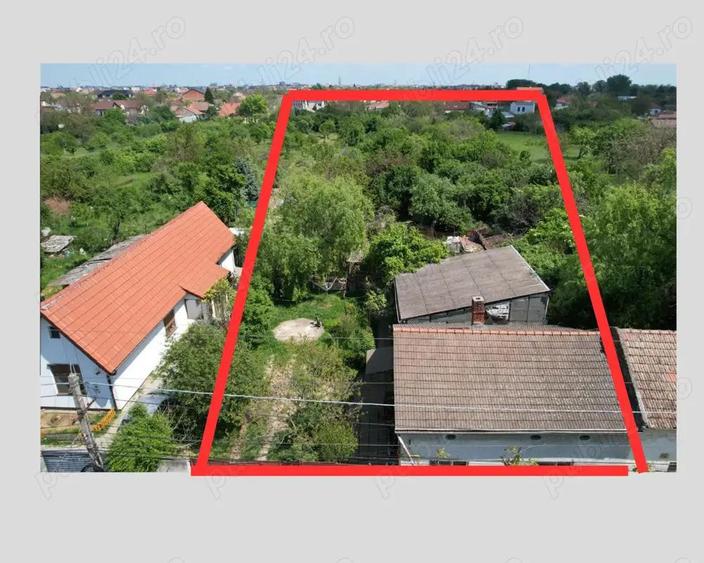 Teren generos cu casa, Timisoara Bujorilor, urbanism pentru S+P+1+M, investitie - 1