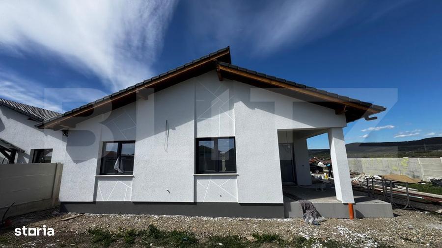 Casa pe un singur nivel, 4 camere, teren 612 mp, finisata la cheie, Or - 7