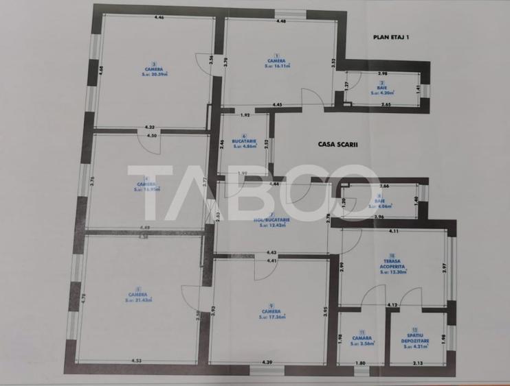 Apartament cu 5 camere in zona de case a Bulevardului Mihai Viteazul - 4