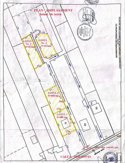 Loturi de teren de vanzare in Bacau,  Calea Moldovei, jud. Bacau - 15