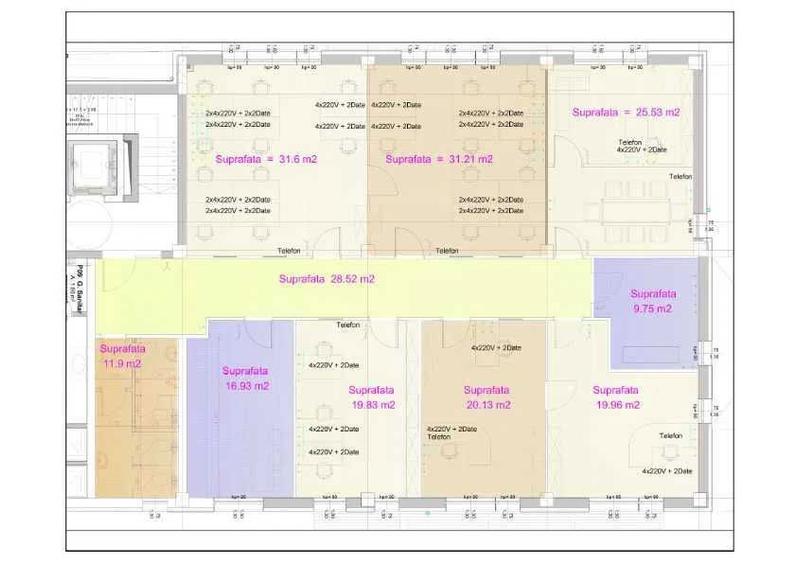 De vanzare spatiu de birou 212 mp amplasat pe Calea Turzii la parter, str. Grigore Moisil, nr. 12 - 7
