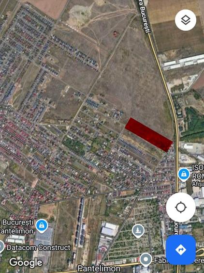 Teren Construcții intravilan de 12930 mp, în Pantelimon