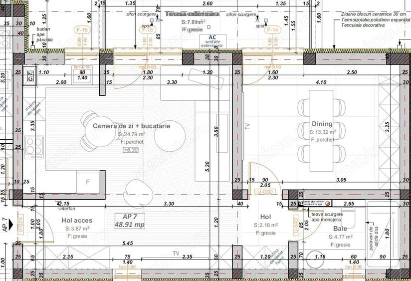 Apartament cu 2 camere decomandat în Girocului