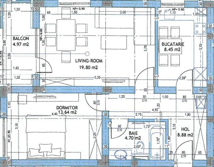 Apartament 2 camere 61mp Ozone Residence II Focsani - 3