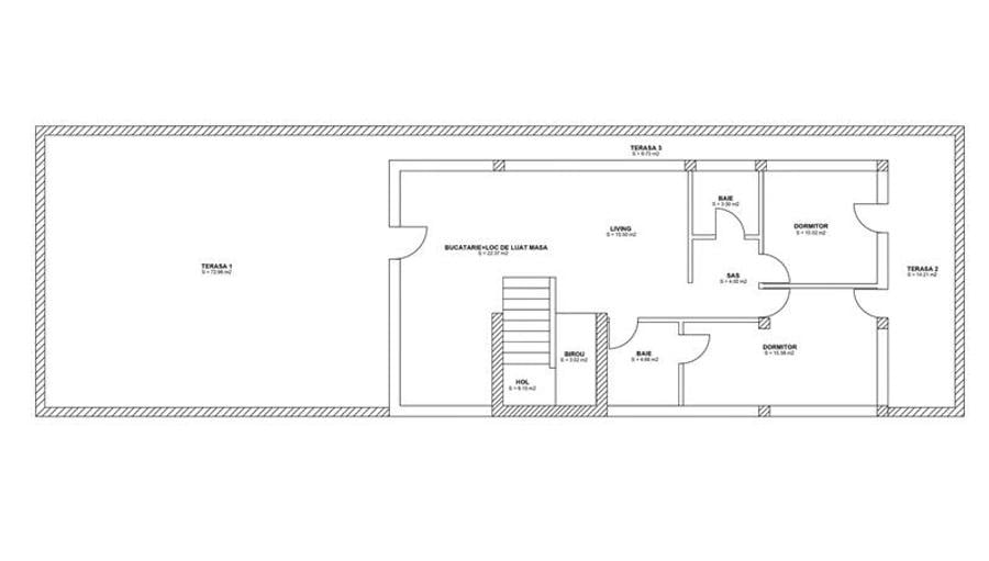 Penthouse cu 3 camere 80mp,2 terase,boxa, Grigorescu, Zona TVR - 9