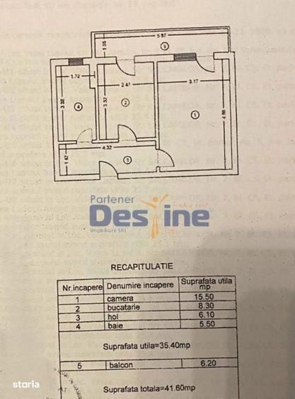 Apartament Valea Lupului 1 CD 35,40mp + balcon + loc parcare intabulat - 10