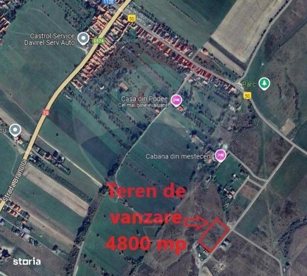 Teren Tohanu Nou, intrare Sohodol, 4800mp - 2