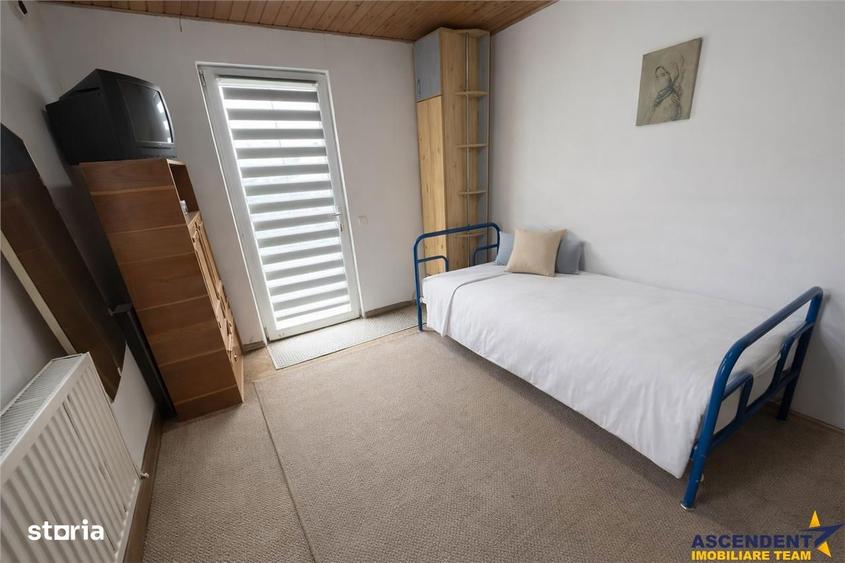 Casa cu 650 mp teren,zona linistita,curte verde,potential extindere,Gh - 5