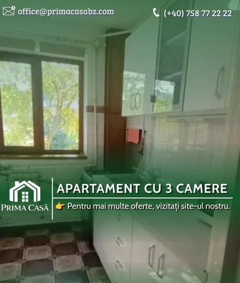 Apartament cu 3 camere ~ zona N. Balcescu ~ etaj 3 ~ confort 1 - 2
