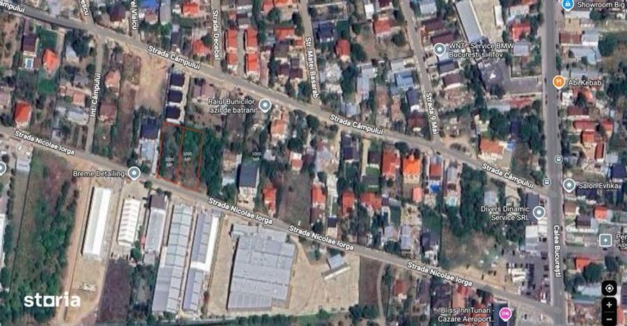 Teren intravilan de vanzare Tunari - 1000 mp - 3