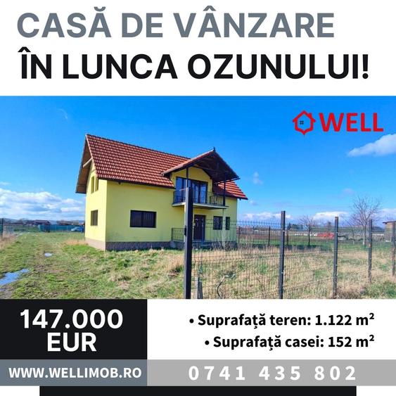 Casă de vânzare în Lunca Ozunului! - 1