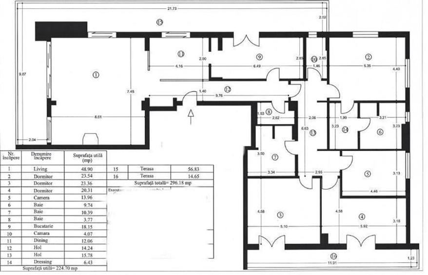 APARTAMENT 5 CAMERE KISELEFF 297 MP, SUPERB! - 32