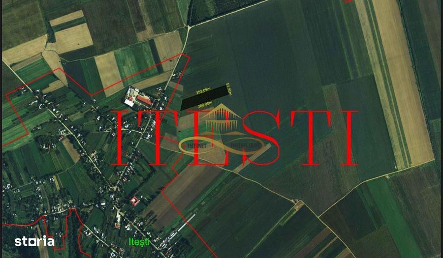 Teren agricol extravilan in Itesti de vanzare - 1