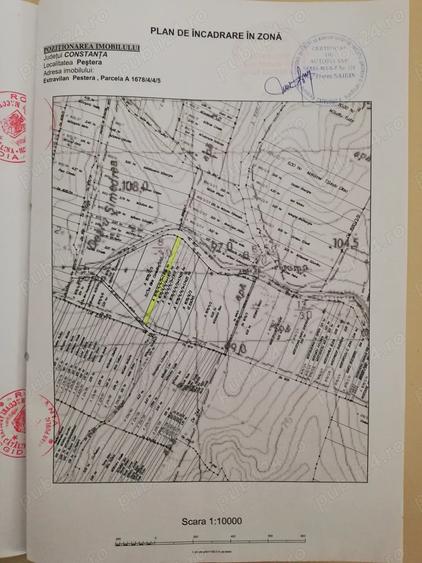 Teren agricol de vanzare, 1,1616 ha, 0,9 euro mp., com. Pe?tera, sat Ivrinezu, jud. Constan?a - 1