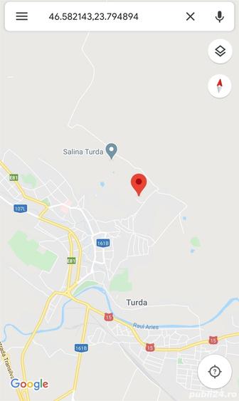 Teren de 1220 mp, în Central